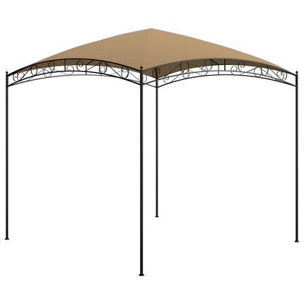 pavillon 3x3x2,65 m 180 g/m² gråbrun