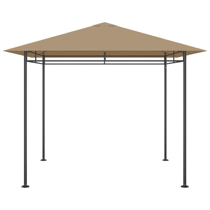 pavillon 3x3x2,7 m 180 g/m² gråbrun
