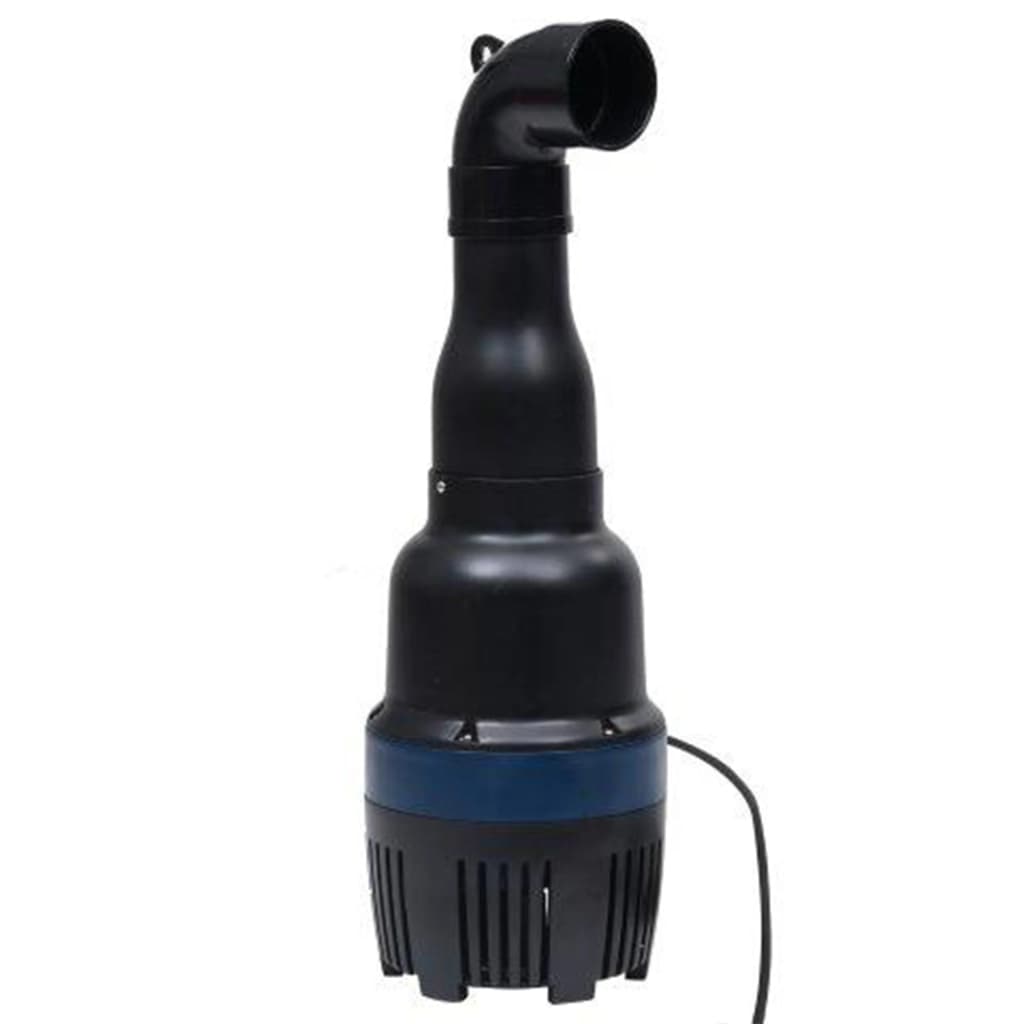 Dampumpe til havedam 16.000 l/t - 75 W, PVC, sort