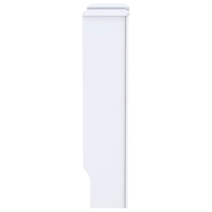 radiatorskjuler 205 cm konstrueret træ hvid