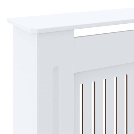 radiatorskjuler 205 cm konstrueret træ hvid