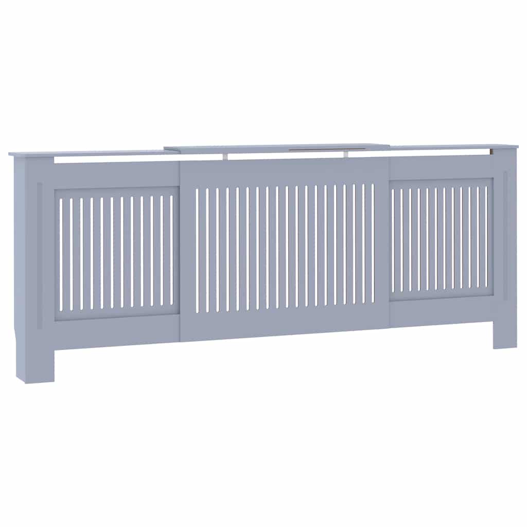 radiatorskjuler 205 cm MDF grå