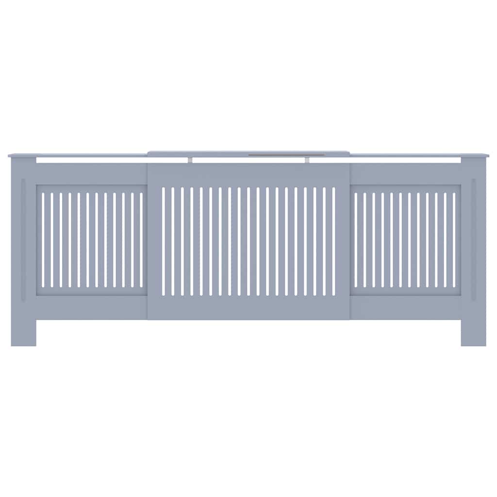 radiatorskjuler 205 cm MDF grå
