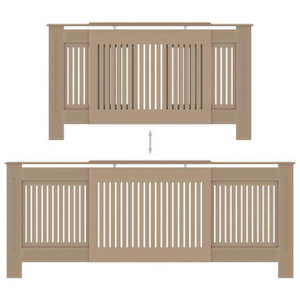 radiatorskjuler 205 cm konstrueret træ