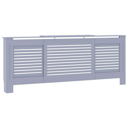 radiatorskjuler 205 cm MDF grå