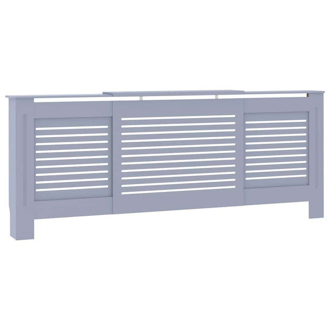 radiatorskjuler 205 cm MDF grå