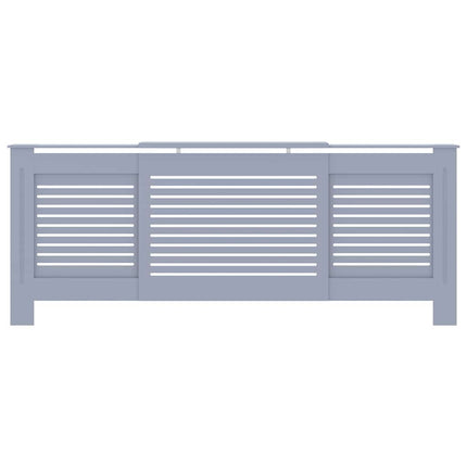 radiatorskjuler 205 cm MDF grå