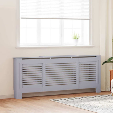 radiatorskjuler 205 cm MDF grå