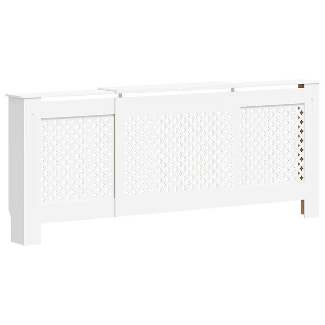radiatorskjuler 205 cm MDF hvid