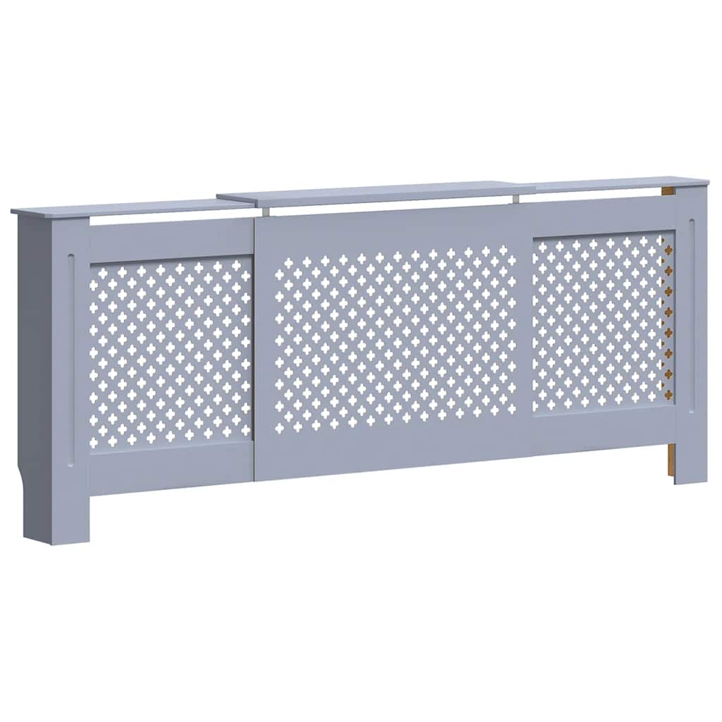 radiatorskjuler 205 cm MDF grå
