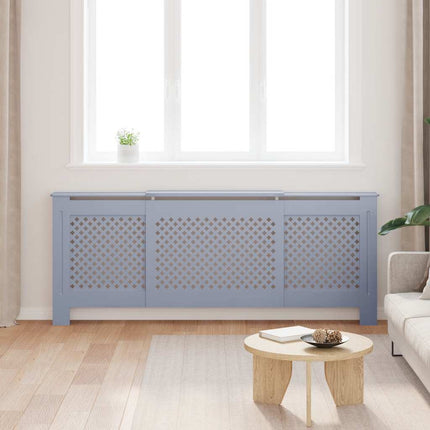 radiatorskjuler 205 cm MDF grå