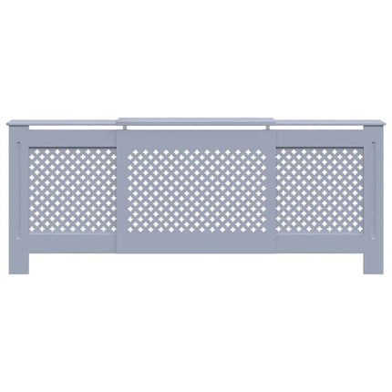 radiatorskjuler 205 cm MDF grå