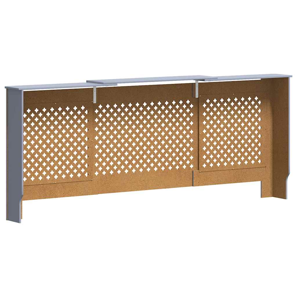 radiatorskjuler 205 cm MDF grå