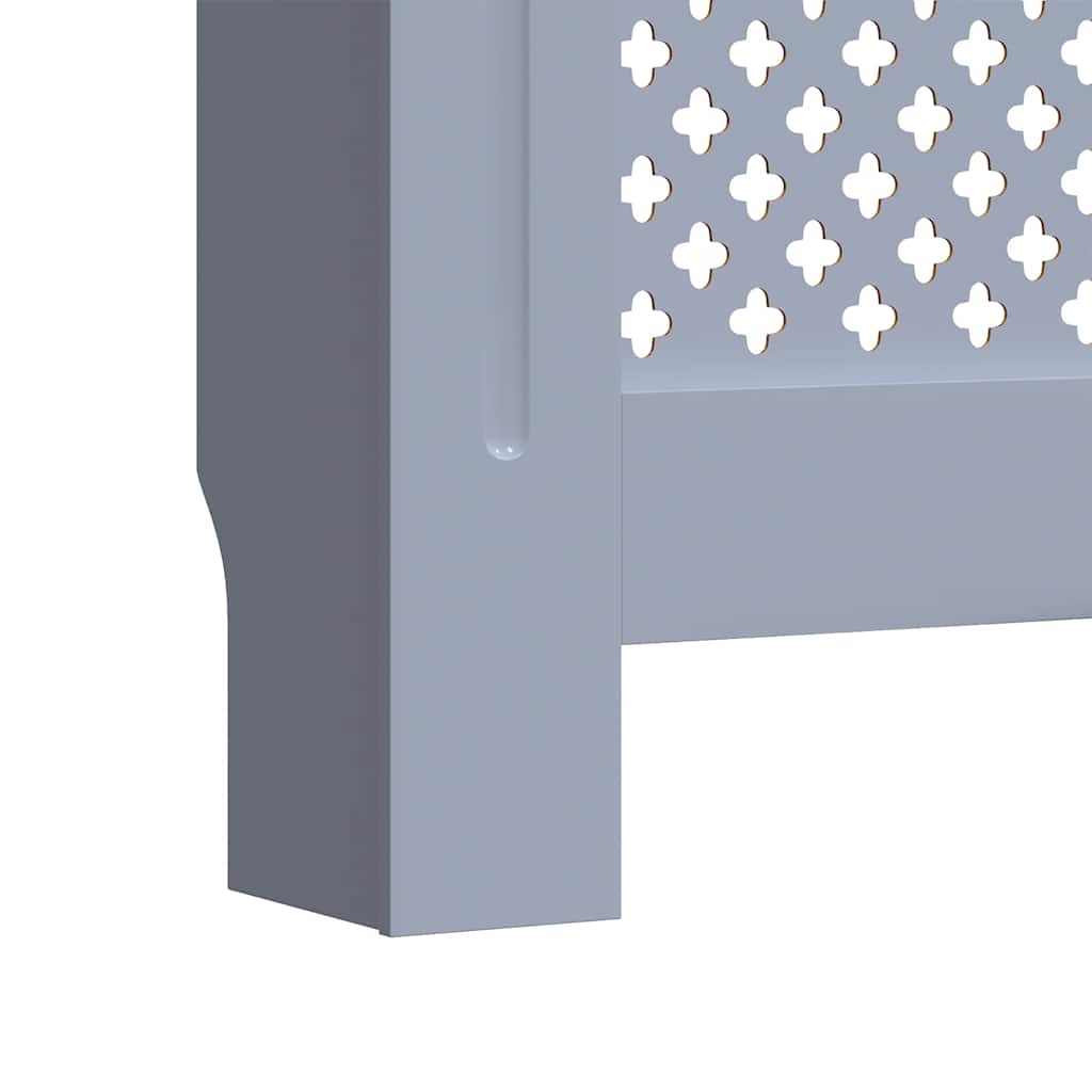 radiatorskjuler 205 cm MDF grå