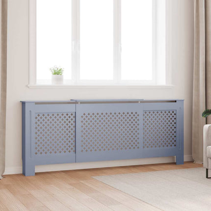 radiatorskjuler 205 cm MDF grå