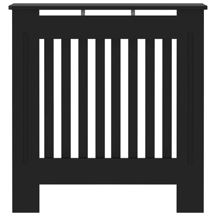 radiatorskjuler 78 cm konstrueret træ sort