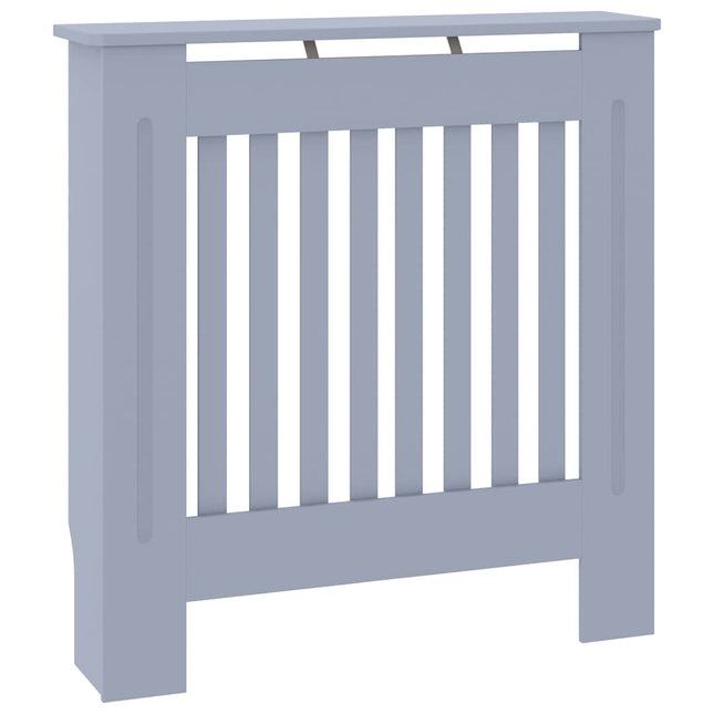 radiatorskjuler 78 cm konstrueret træ grå