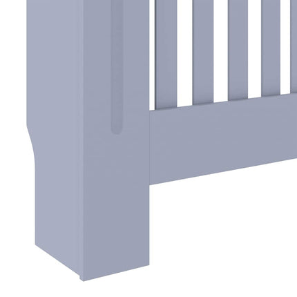 radiatorskjuler 78 cm konstrueret træ grå