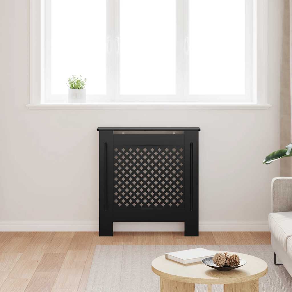 radiatorskjuler 78 cm MDF sort