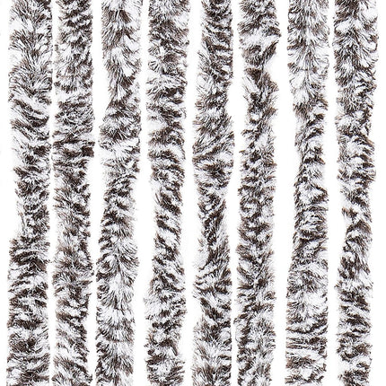insektgardin 90x200 cm chenille brun og beige