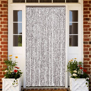 insektgardin 118x200 cm chenille brun og beige