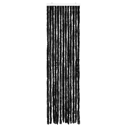 insektgardin 56x200 cm chenille antracitgrå