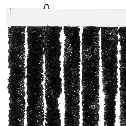insektgardin 90x200 cm chenille antracitgrå