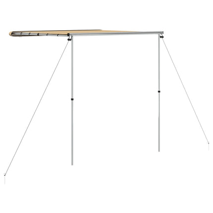 solsejl til campingvogn 1,8x2x2,15 m beige