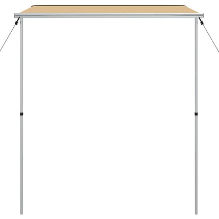 solsejl til campingvogn 1,8x2x2,15 m beige