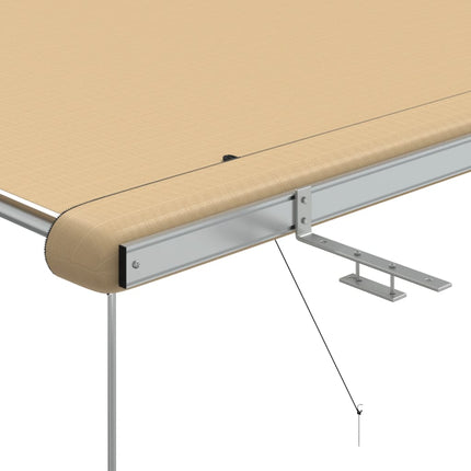 markise til campingvogne 2x2,5x2,15 m beige
