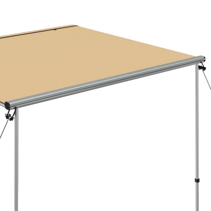 markise til campingvogne 2,4x2x2,15 m beige