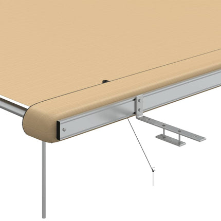 markise til campingvogne 2,4x3x2,15 m beige