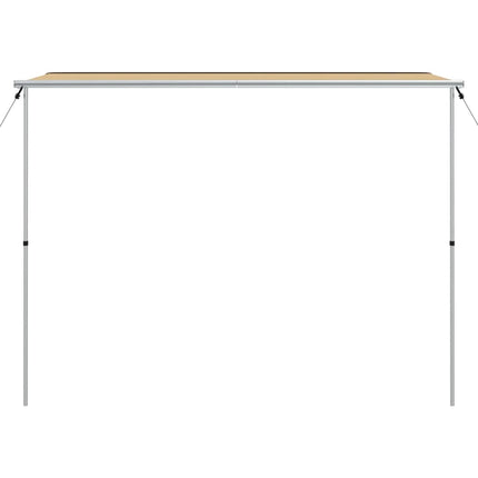 solsejl til campingvogn 3x2x2,15 m beige