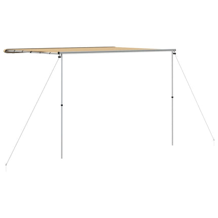solsejl til campingvogn 3x2,5x2,15 m beige