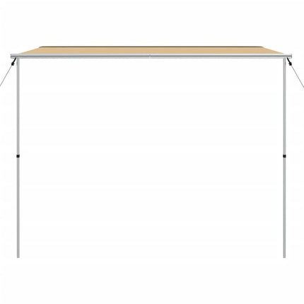 solsejl til campingvogn 3x3x2,15 m beige