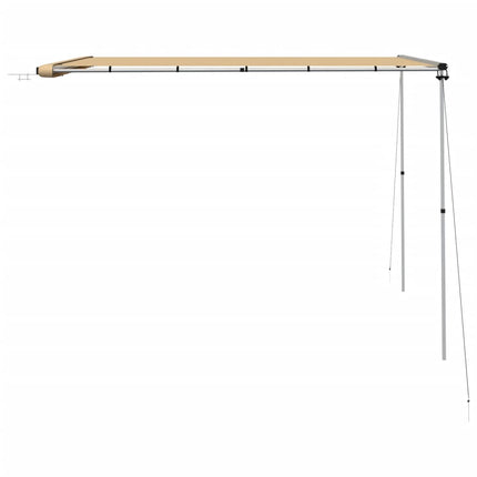 solsejl til campingvogn 3x3x2,15 m beige