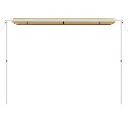 solsejl til campingvogn 3,6x2,5x2,15 m beige