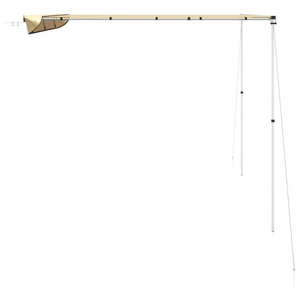 solsejl til campingvogn 3,6x2,5x2,15 m beige