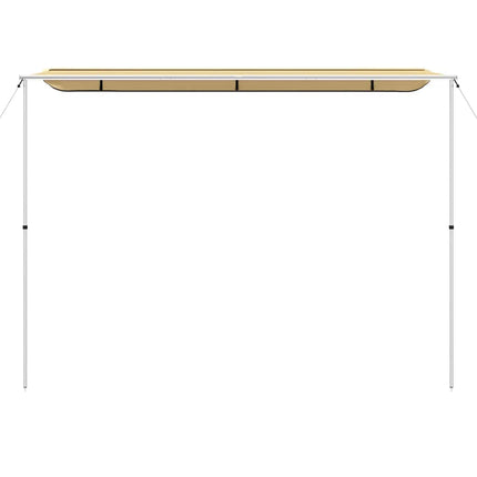 solsejl til campingvogn 4x2x2,15 m beige