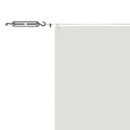 lodret markise 100x1000 cm oxfordstof hvid