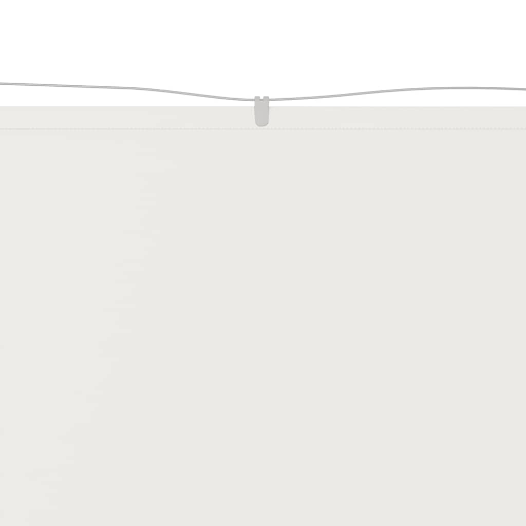 lodret markise 140x600 cm oxfordstof hvid