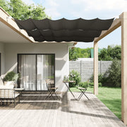 lodret markise 140x270 cm oxfordstof antracitgrå