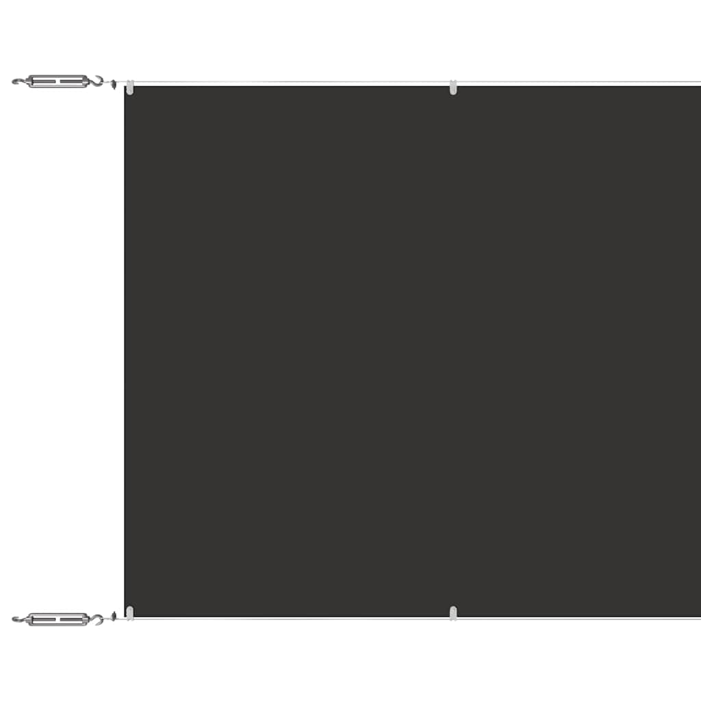 lodret markise 140x600 cm oxfordstof antracitgrå