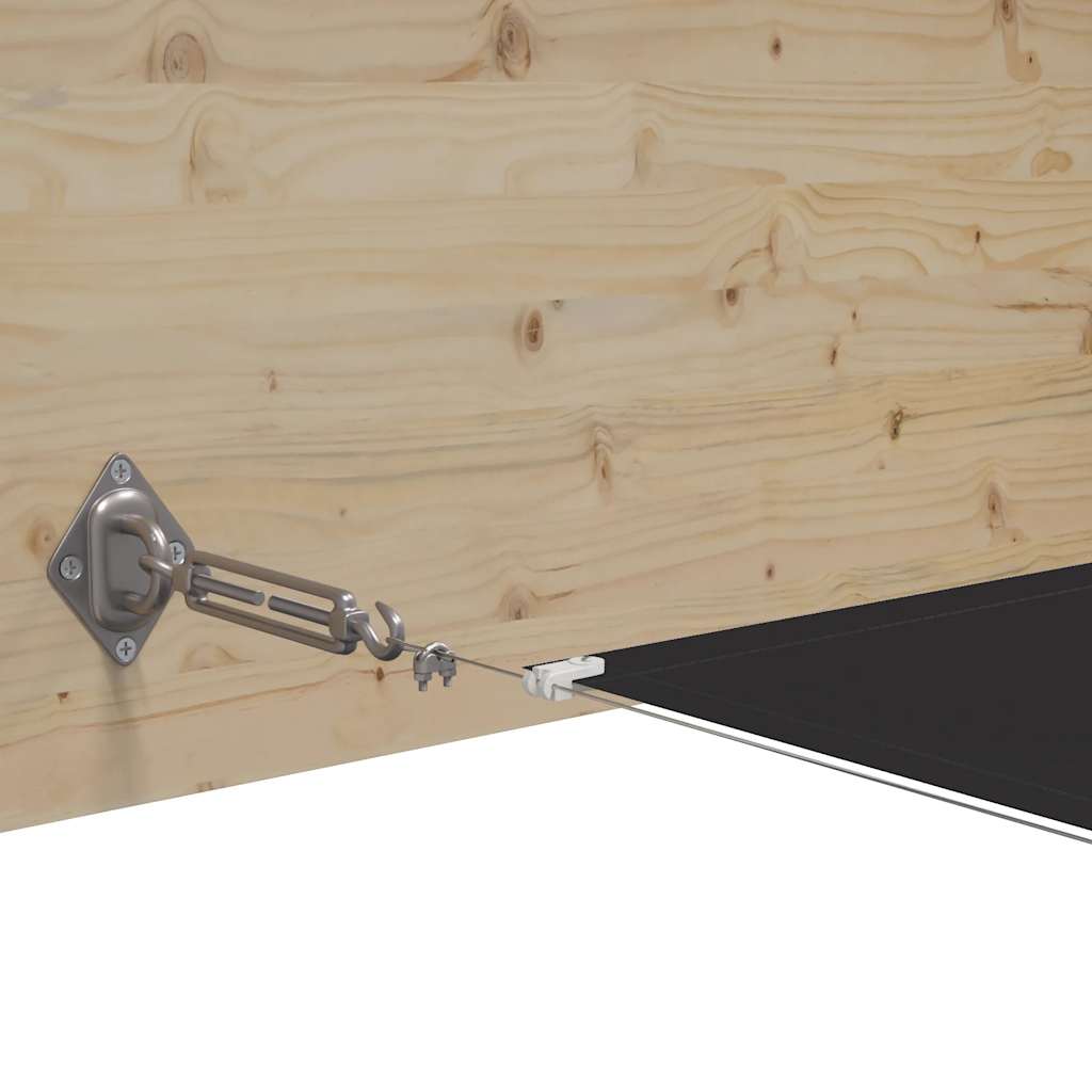 lodret markise 140x600 cm oxfordstof antracitgrå