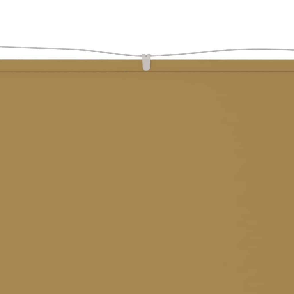 lodret markise 60x600 cm oxfordstof beige