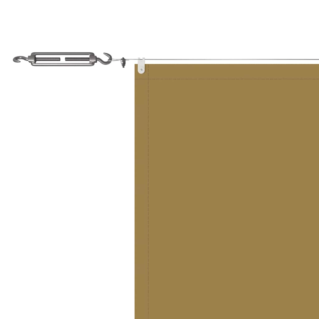 lodret markise 60x600 cm oxfordstof beige