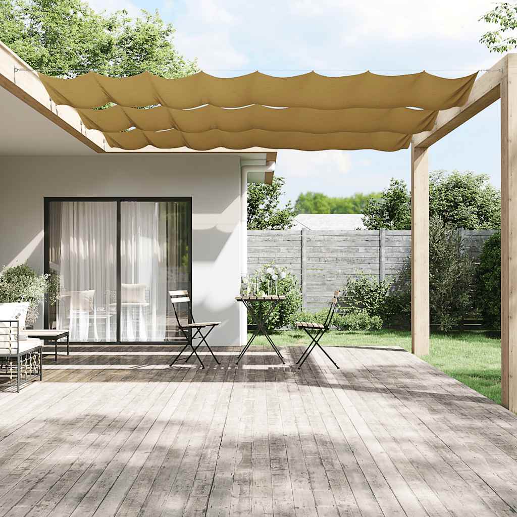 lodret markise 60x600 cm oxfordstof beige