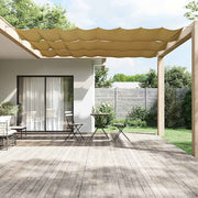 lodret markise 100x1000 cm oxfordstof beige