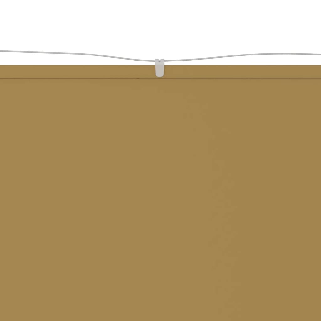 lodret markise 140x270 cm oxfordstof beige