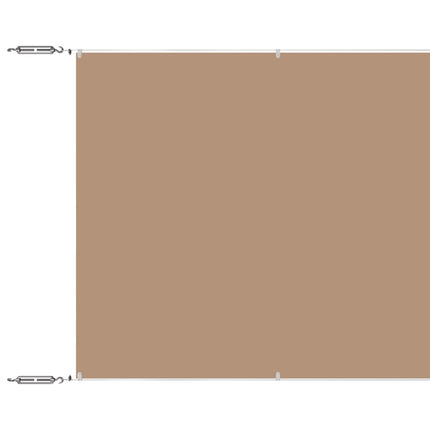 lodret markise 100x1000 cm oxfordstof gråbrun